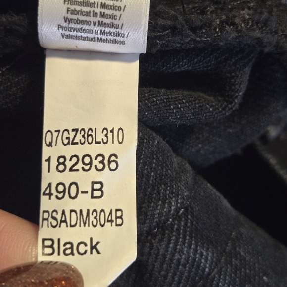 American Apparel Womens Black The High Waisted Denim Jeans Size 31 - Picture 5 of 10